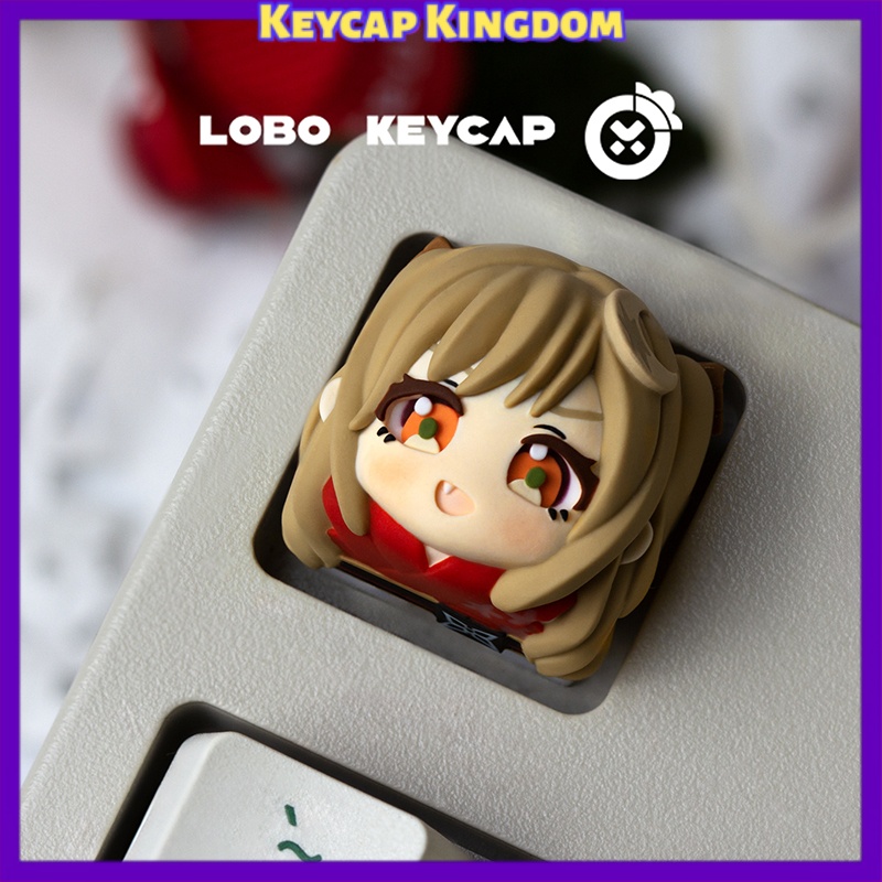 Gaming Keyboard Typewriter - Putri Kosmik Kaguya! Keycap Mekanik Resin
