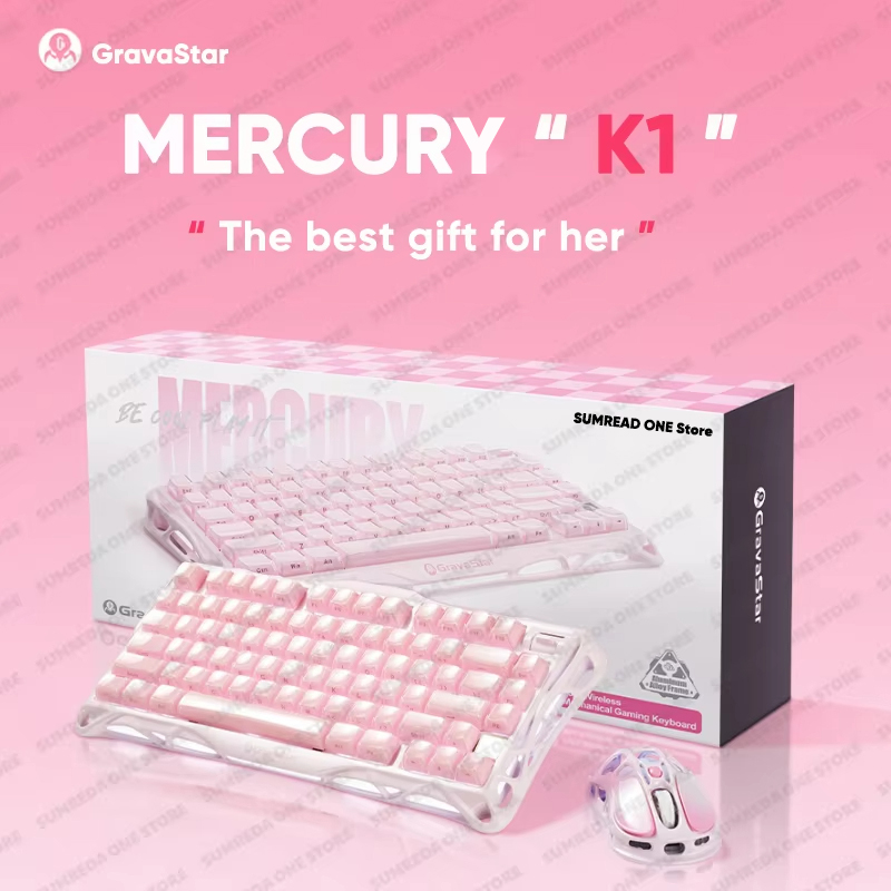 Gaming Keyboard Non Mechanical - Grava Star Mercury K1 Keyboard Mekanis