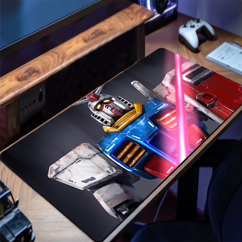Gaming Keyboard Non Mechanical - Mousepad Mechanical Warrior RX-78-2 Gundam Rubber