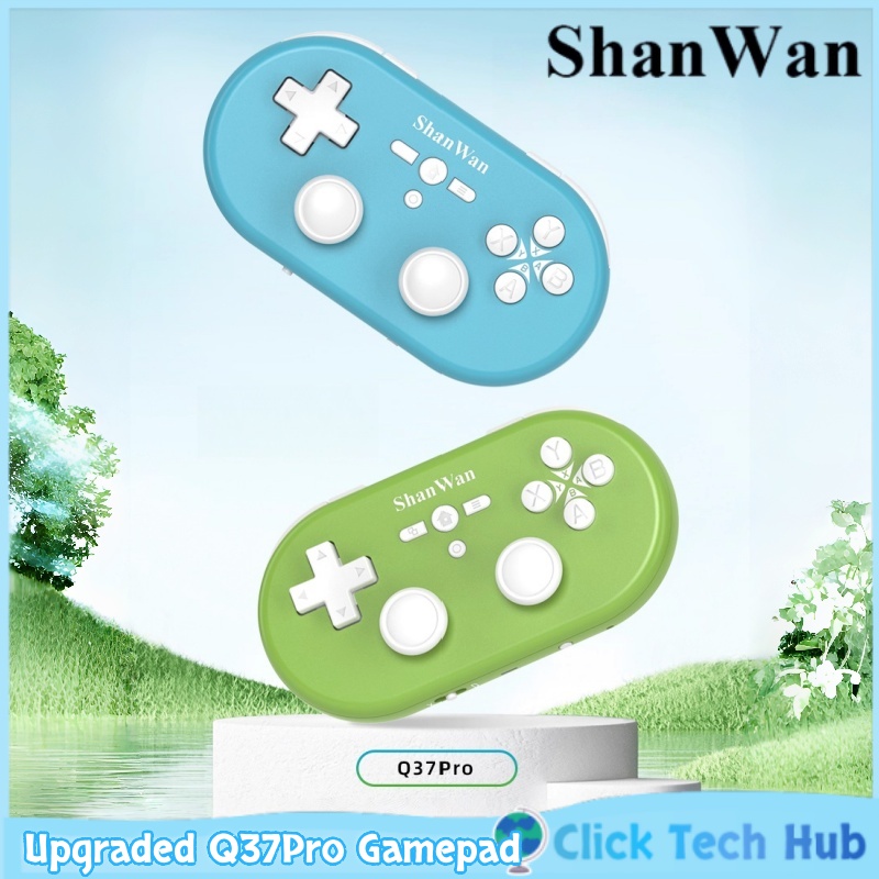 Gaming Keyboard Mechanical Wireless - Pengontrol Game Portabel Mini Shanwan Q37pro