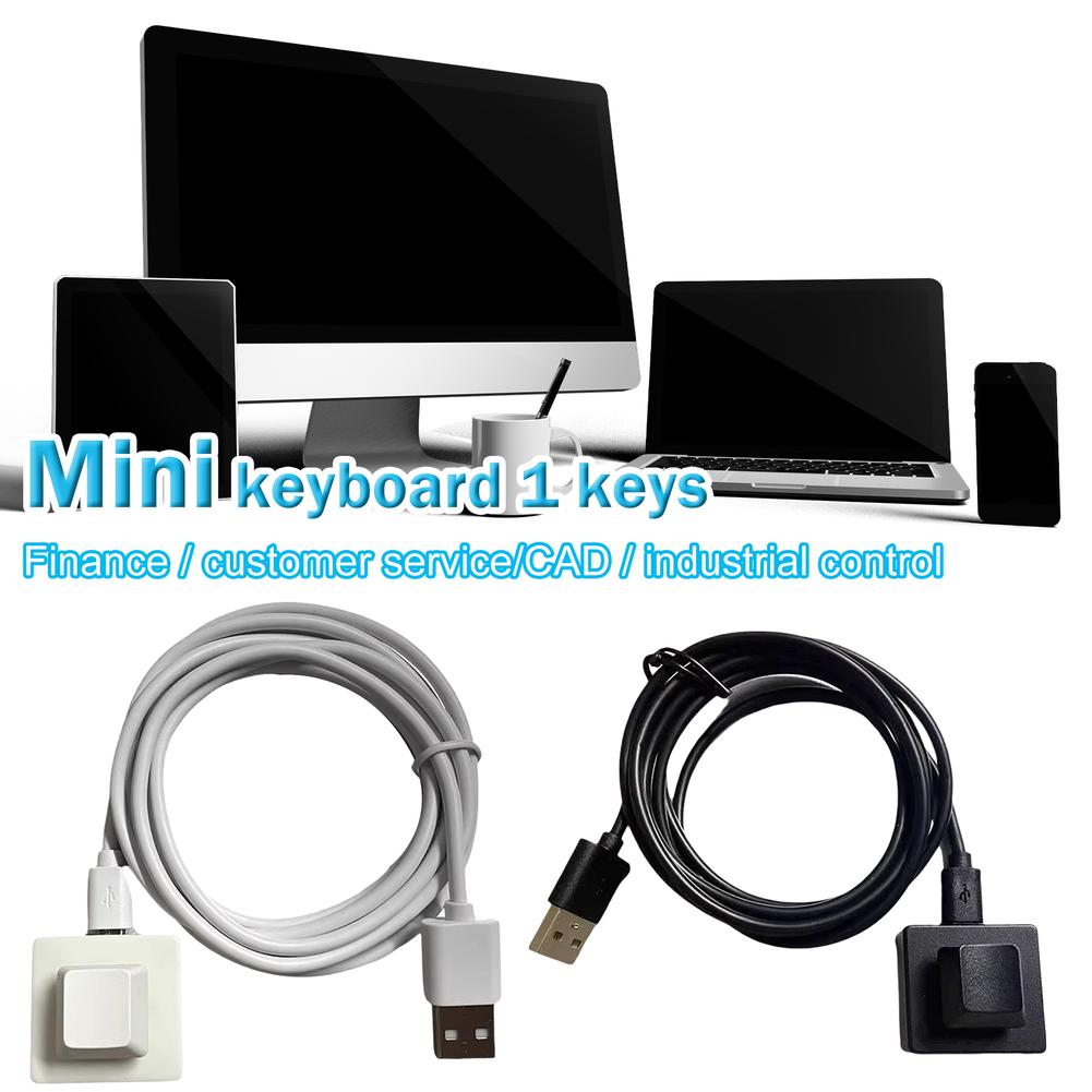 Gaming Keyboard 1 Hand - Mini Keypad Satu Tombol Dapat Diprogram
