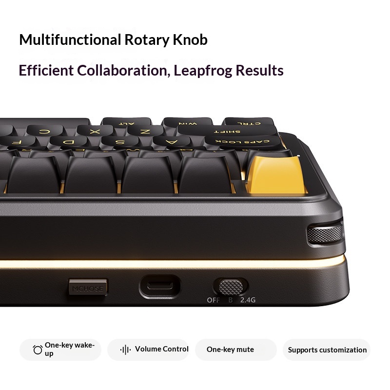 MCHOSE K99 V3 Mode Keyboard Me - Gaming Keyboard Mechanical Wireless ulasan dan harga
