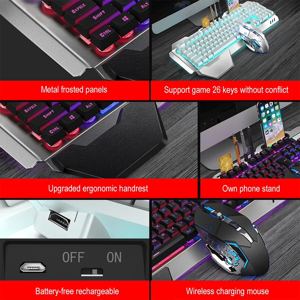 K680 papan ketik dan mouse nir - Gaming Keyboard Mechanical Wireless ulasan dan harga
