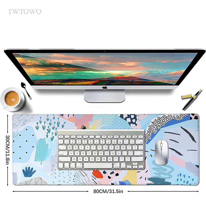 Abstrak Graffiti Mouse Pad Gam - Gaming Keyboard Non Mechanical ulasan dan harga