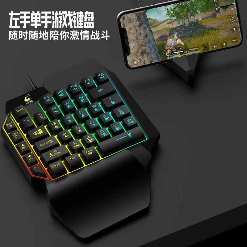 K15 keyboard satu tangan Gun G - Keyboard Gaming Amazon ulasan dan harga