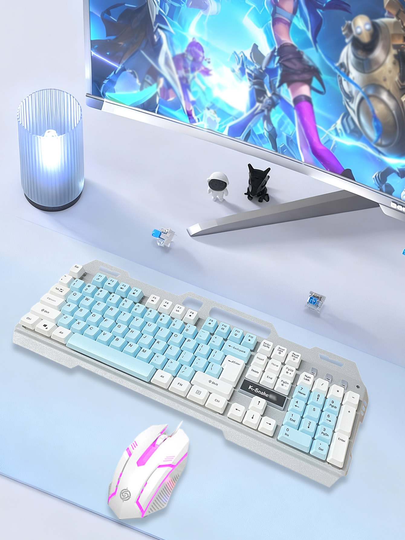 Set keyboard dan mouse berkabe - Gaming Keyboard Not Working ulasan dan harga