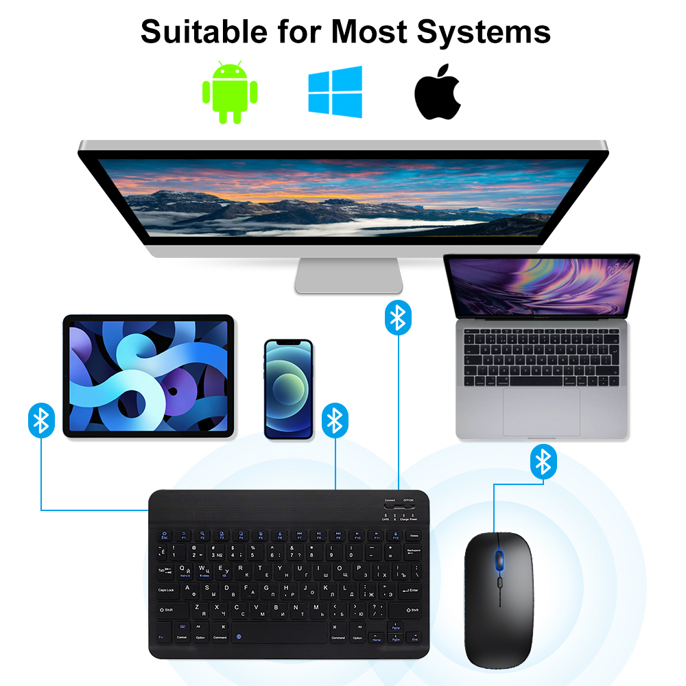 Keyboard dan Mouse Bluetooth,  - Gaming Keyboard Mechanical Wireless ulasan dan harga