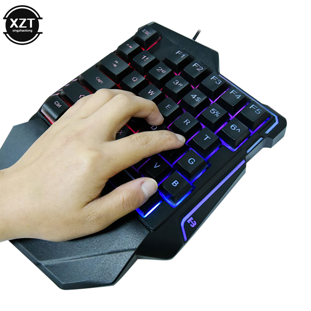 Keyboard USB Satu Tangan untuk - Gaming Keyboard 1 Hand ulasan dan harga