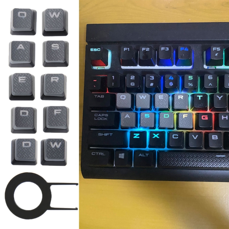 10 Tombol Keycap dengan Lampu  - Gaming Keyboard Non Mechanical ulasan dan harga