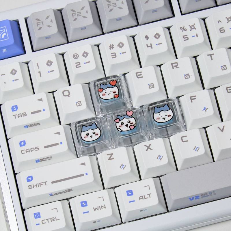 Chiikawa 4 Buah Keycap Transpa - Gaming Keyboard Affordable ulasan dan harga
