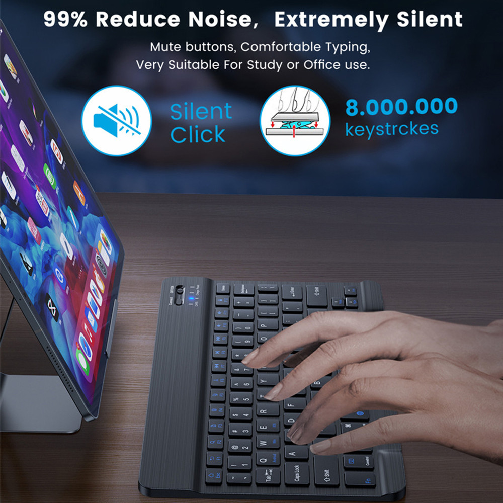 Keyboard Mini Bluetooth Nirkab - Gaming Keyboard Mechanical Wireless ulasan dan harga
