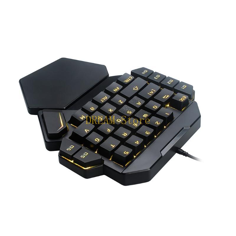 Lampu Latar Bercahaya RGB Satu - Gaming Keyboard 1 Hand ulasan dan harga