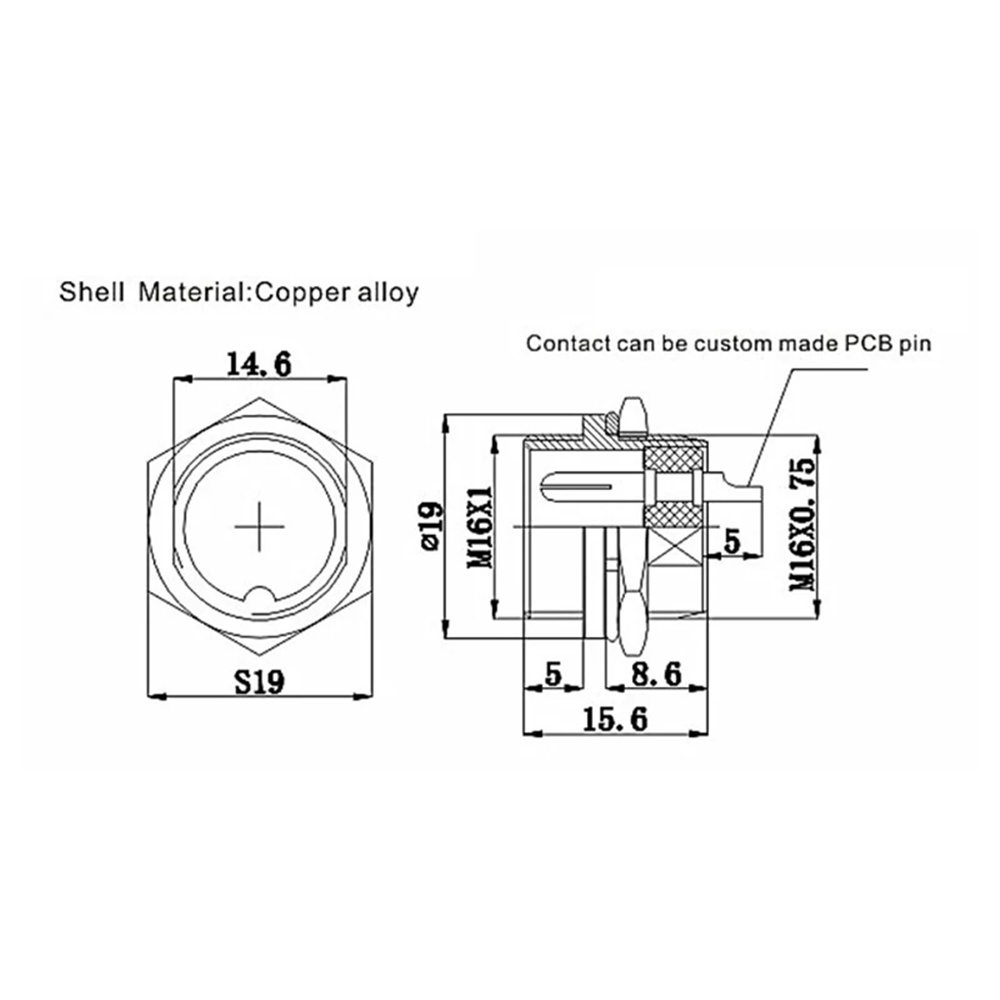 GX16 16mm Soket Steker Penerba - Aviator Connector Kit ulasan dan harga