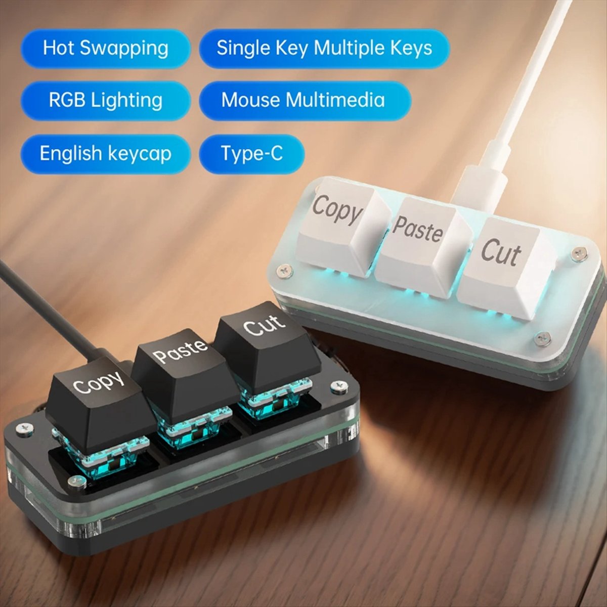Doyou 3 Tombol Pemrograman Mak - Gaming Keyboard Types ulasan dan harga