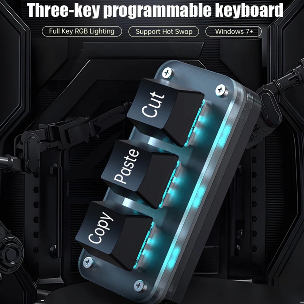 Doyou 3 Tombol Pemrograman Mak - Gaming Keyboard Types ulasan dan harga