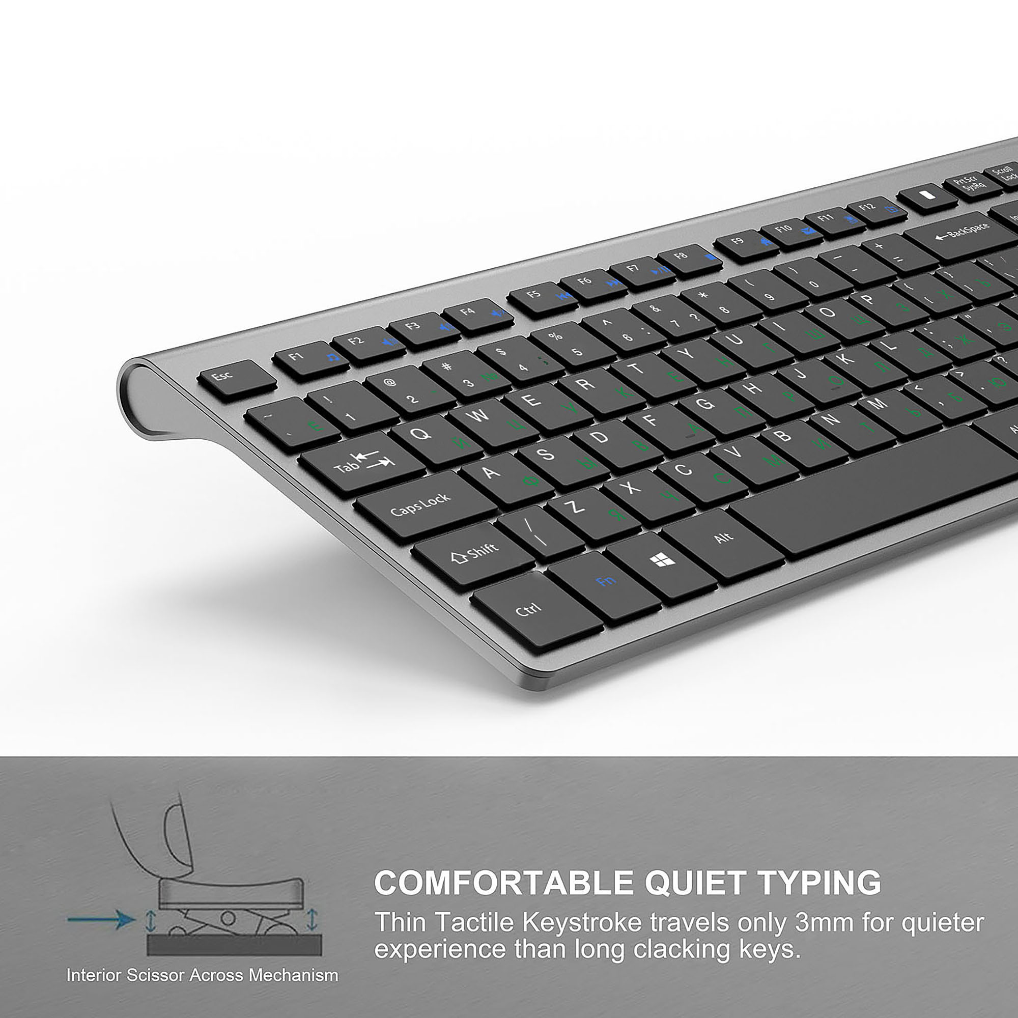 Set Keyboard dan Mouse Nirkabe - Gaming Keyboard And Mouse Wireless ulasan dan harga