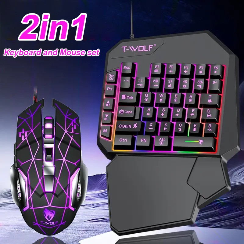 FocusOnPC TF900 2-in-1 Mobile  - Gaming Keyboard 1 Hand ulasan dan harga