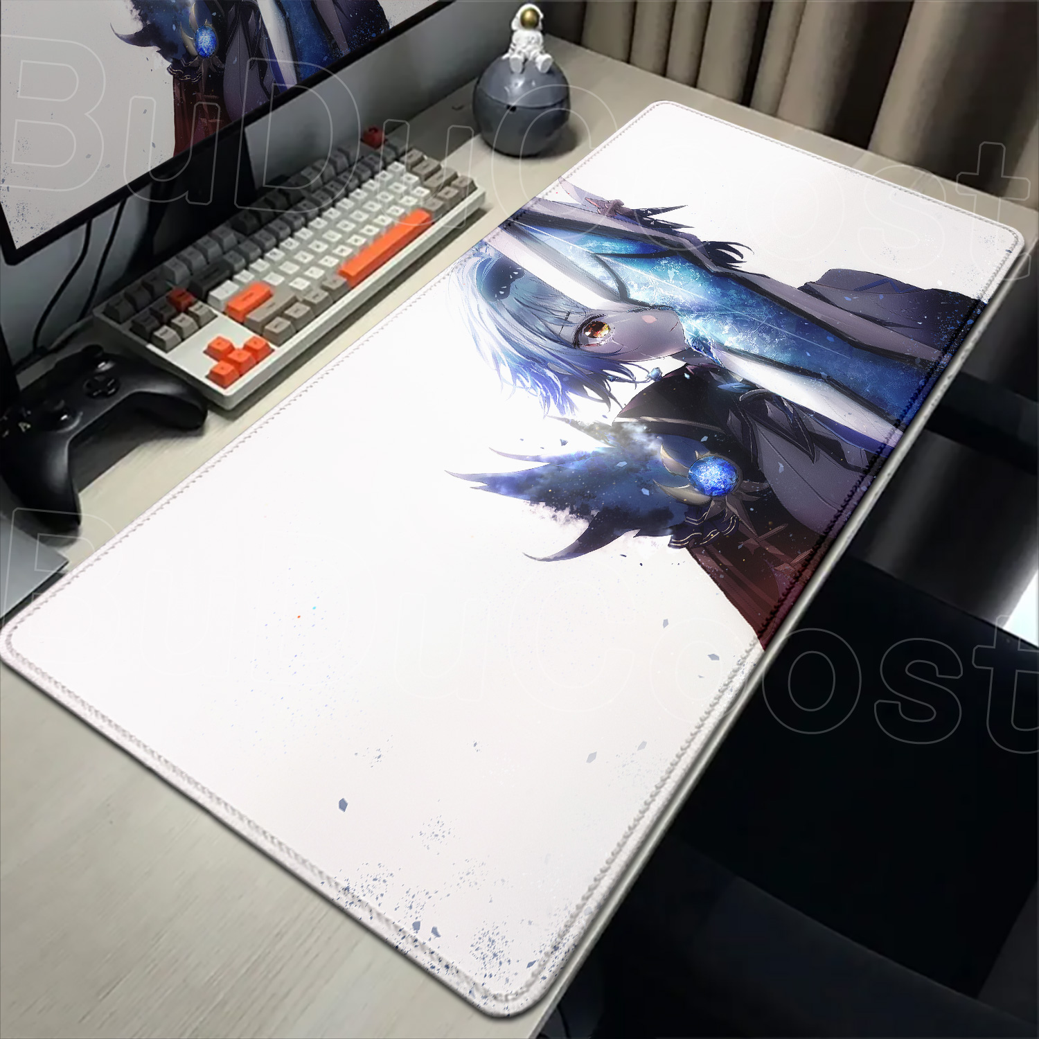 Alas Mouse Karet Besar dengan  - Gaming Keyboard Typewriter ulasan dan harga