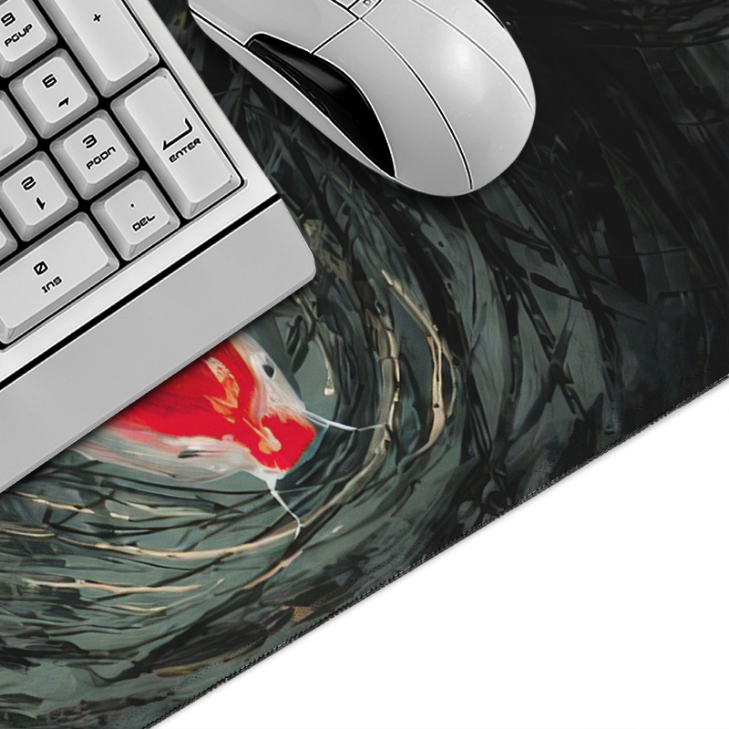 Alas Mouse Merah Koi Art Gamin - Gaming Keyboard Non Mechanical ulasan dan harga