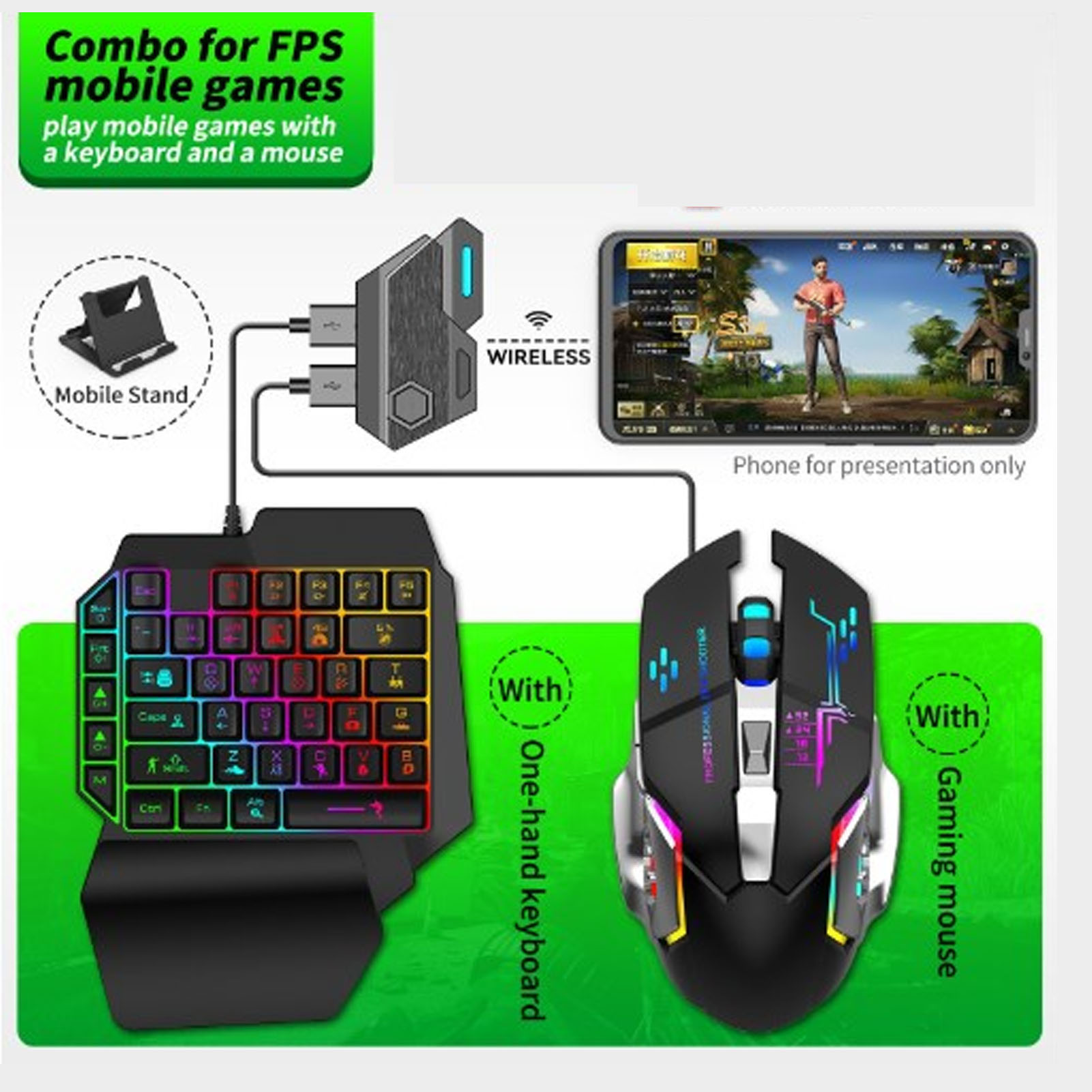 Paket Combo Game Mobile Koneks - Gaming Keyboard Mouse Combo ulasan dan harga