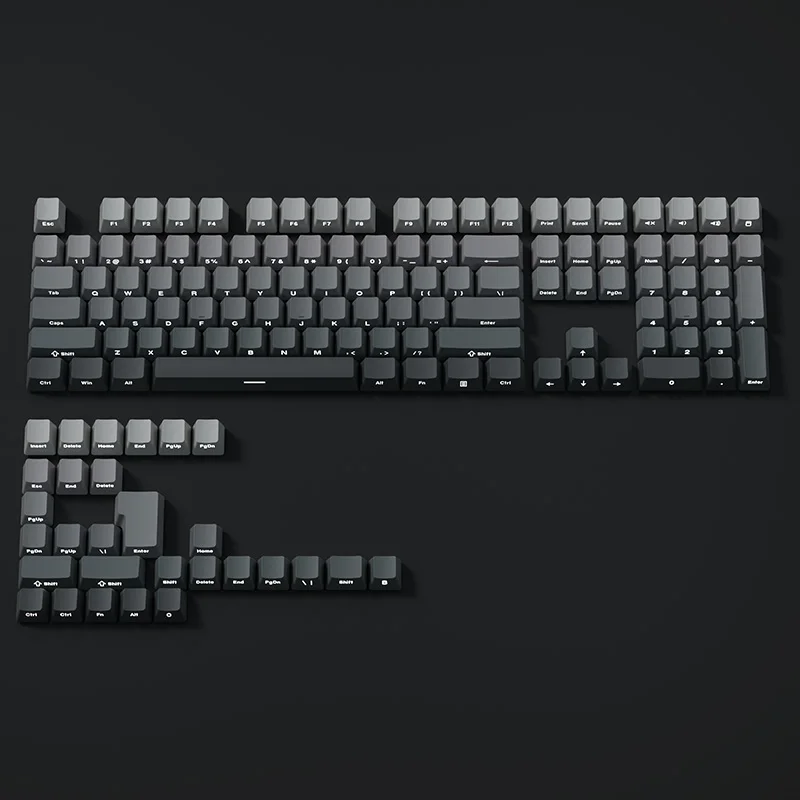 130 Keycap Gradien dengan Ceta - Gaming Keyboard Typewriter ulasan dan harga