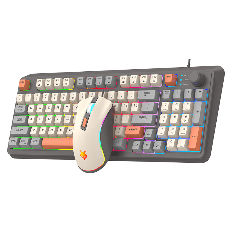 K820 Set Keyboard Game berkabe - Gaming Keyboard And Mouse Wireless ulasan dan harga