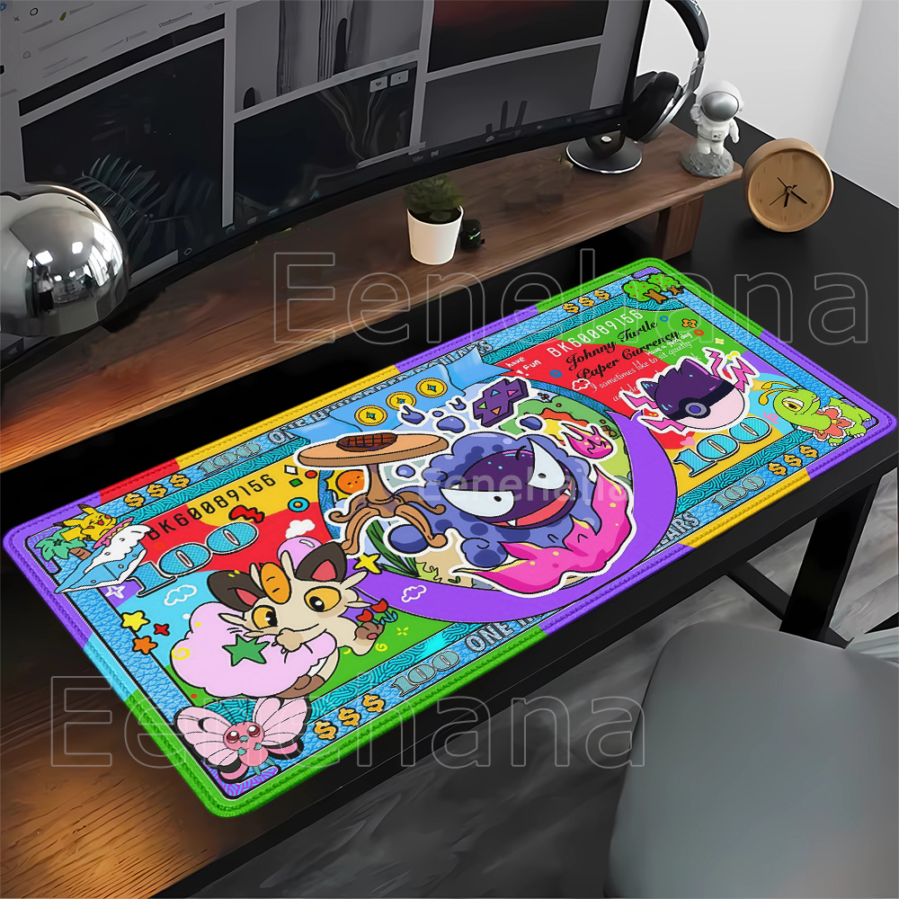 Alas meja karet besar HD print - Gaming Keyboard Typewriter ulasan dan harga