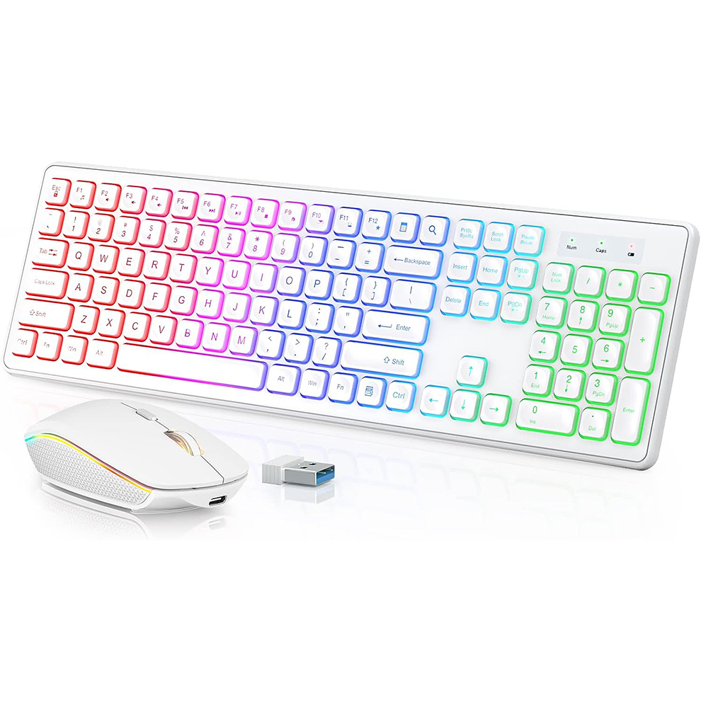 Keyboard dan Mouse Nirkabel de - Gaming Keyboard Mouse Combo ulasan dan harga